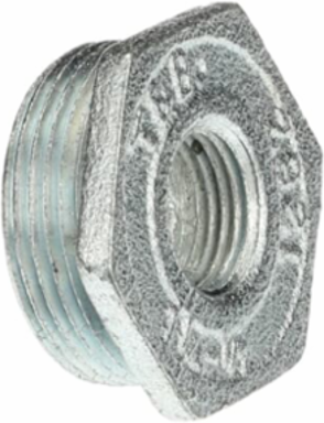 1-1/4 TO 1/2IN FEMALE REDUCER IRON