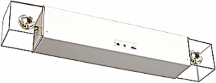 Emergency Light Unit with 72W Power, 4-1/2 Inch Height x 30-3/4 Inch Width