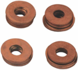 Silicon Bronze 1/4 Inch Flat Washer, Thickness 0.26 Inch, Inside Diameter 11/16 Inch