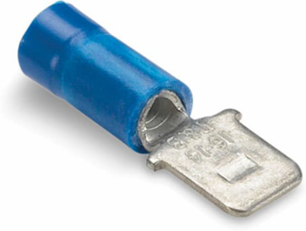INS VIN MALE-187 TAB 16-14 AWG BLUE