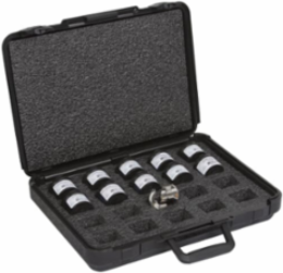 14 Ton Stainless Steel Hex Die Kit with Dies #6 to 750 kcmil