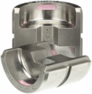 12-14 Ton Compression Die for 1/0 CU, #2 Al, Pink