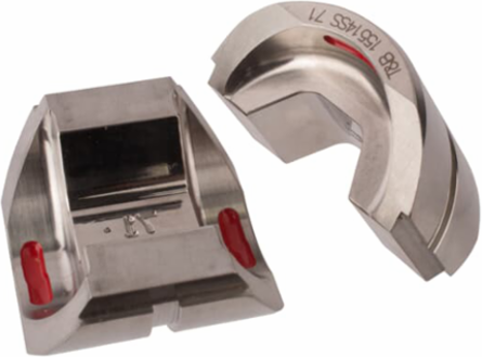 12-14 Ton Compression Die for Crimping Lugs, Color Red