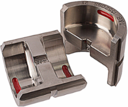 Crimping Die for 12-14 Ton Tools, Alloy Steel, Hexagon, Red