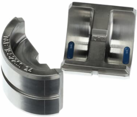 Compression Die for 12-14 Ton Tools, Color Blue, For #6 CU & #8 Al