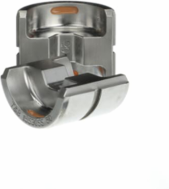 12-14 Ton Compression Die for 3/0 CU, 1/0 Al - Color Orange/Tan