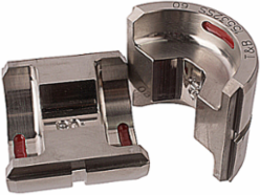 Crimping Die for 12-14 Ton Tools, Hexagon Shape, Alloy Steel, Ruby Color