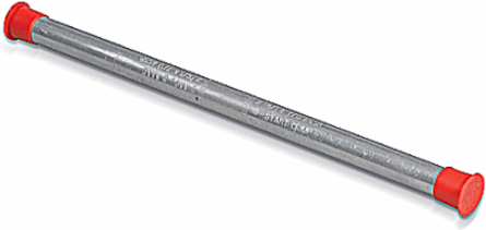 Aluminum Full-Tension Compression Splices, 4/0 Wire Size, Length 17-7/8 Inch