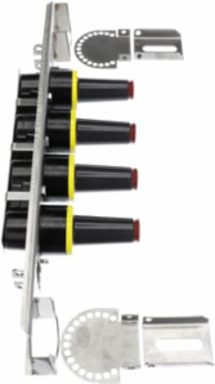 Loadbreak 4-Point Junction 200A 15kV with Stainless Steel Bracket, 23.74 Inch Length