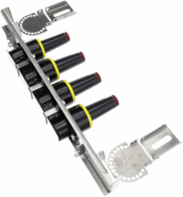 Loadbreak 4-Point Junction 200A 15kV with Stainless Steel Bracket, 23.74 Inch Length