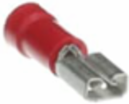 INS VIN FEM 187 DISC 22-18AWG RED
