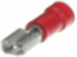 INS VIN FEM 187 DISC 22-18AWG RED