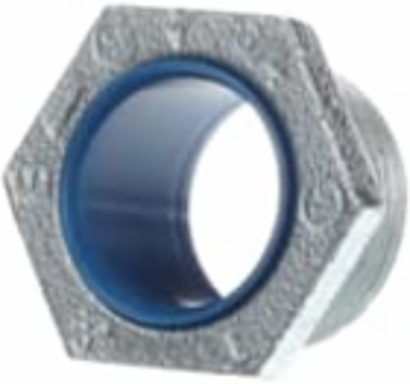 3/4 Inch Chase Conduit Nipple, Malleable Iron, Nylon Insulated