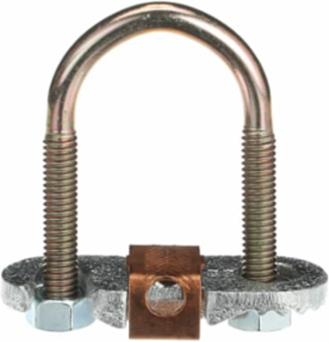 Water Pipe Ground Clamp, 1/2-1 Inch, Malleable Iron, UL E3060