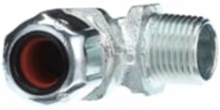 1/2IN 90D LT CORD CONN .375-.500