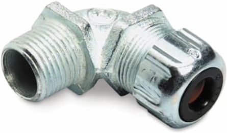 1/2IN 90D LT CORD CONN .375-.500