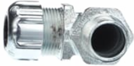 1/2IN 90D LT CORD CONN .375-.500