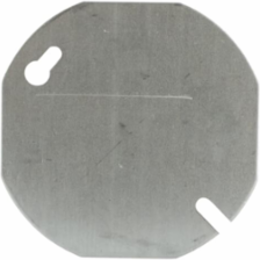 Round Steel Blank Flat Box Cover 3-1/2 Inch for Outlet Boxes