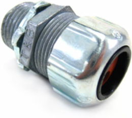 Multi-Hole Cord Connector 3/4 Inch Hub, Steel, 0.250-0.270 Inch Cord Diameter