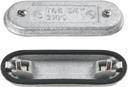 3/4 IN CAST CVR, GRAY IRON, FORM 8