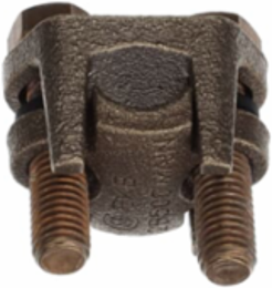 Copper Two-Bolt Connector 300-500 kcmil, 1/2 Inch Bolt Size
