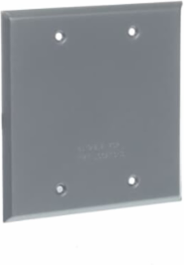 TWO GANG BLANK CVR