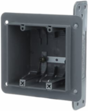 2 GANG PLASTIC BOX