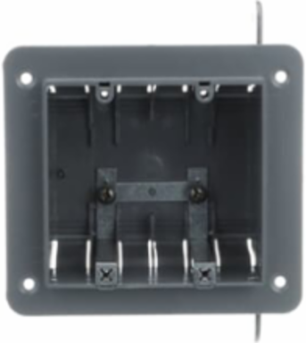 2 GANG PLASTIC BOX