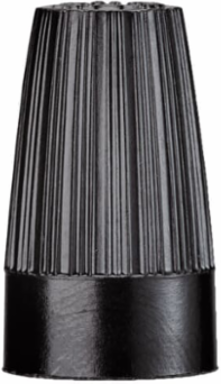 High Temperature Twist-On Wire Connector, Black, #22-#16, 300 V