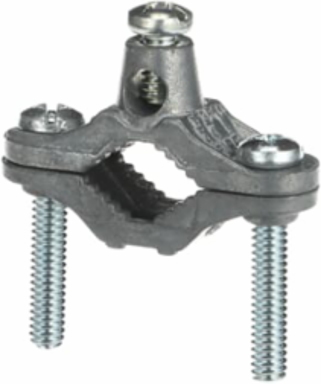 Ground Clamp Zinc for 1/2 to 1 Inch Pipe, #10 to #2 AWG