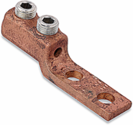 Locktite Connectors, Copper Two-Hole Lug for 4-1 AWG, 23.5 lbs per 100