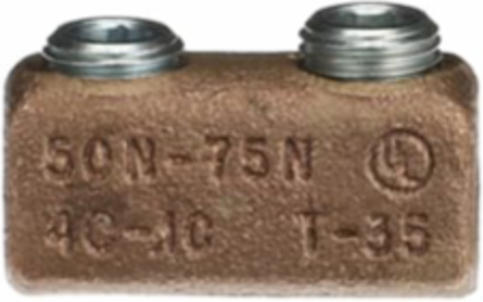 Locktite Copper Two-Way Connector for Conductor Range 4, UL E9809 Certified