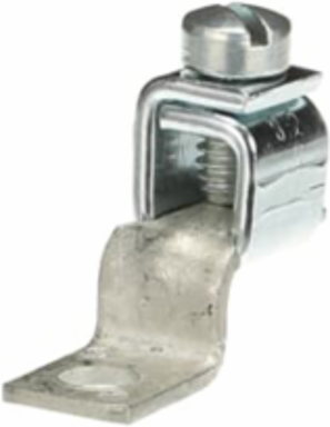 Locktite Connector, Copper, 8 to 2 AWG, 1/4 Inch Bolt