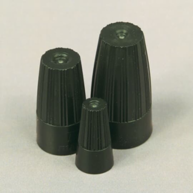 Black High Temperature Twist-On Wire Connector 600 V, 302 °F Temperature Range