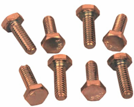 Silicon Bronze Hex Head Bolt 1-1/2 Inch x 3/8 Inch