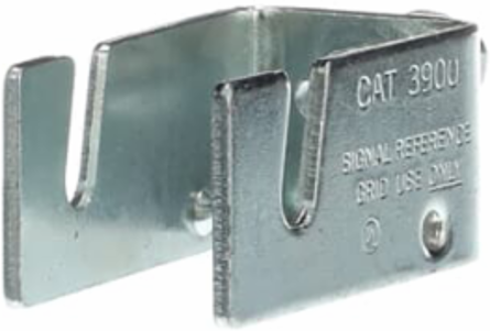 Signal Reference Ground Clamp for #8 - #4 AWG, Fits 3/4 Inch Square & 1 Inch Round Posts