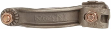 Water Pipe Ground Clamp 2-1/2 Inch to 3-1/2 Inch, Bronze U-Bolt, UL Listed
