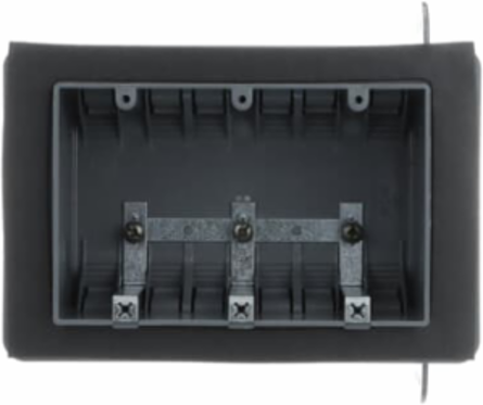 THREE GANG AIRTIGHT PLASTIC BOX