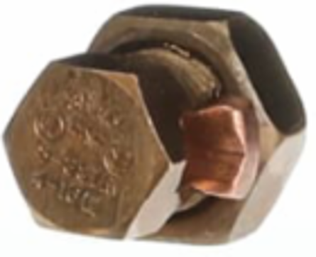 High Strength Split-Bolt Connector, 3 Sol-8 Sol Conductor Range, Bronze Alloy