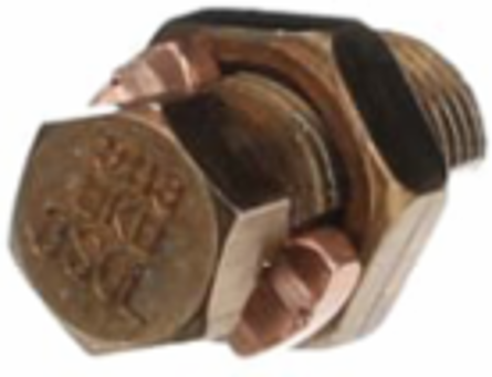 High Strength Split-Bolt Connector Bronze Alloy 4 Str.-8 Solid Conductor