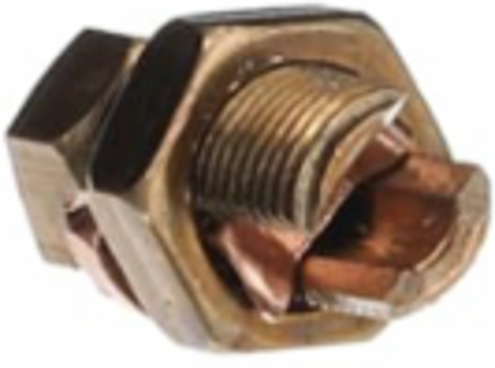 High Strength Split-Bolt Connector Bronze Alloy 4 Str.-8 Solid Conductor