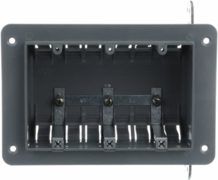 3 GANG PLASTIC BOX