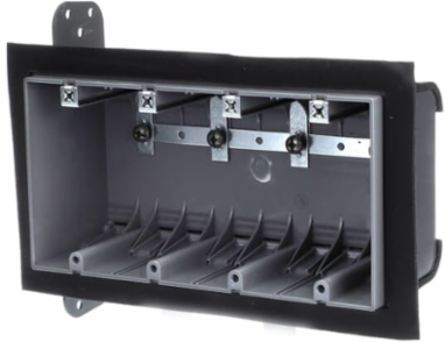 FOUR GANG NONMETALLIC DEVICE BOX