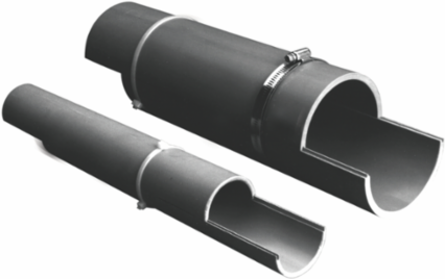 2 Inch Schedule 40 Rigid Nonmetallic Split Duct, 10 Foot Length