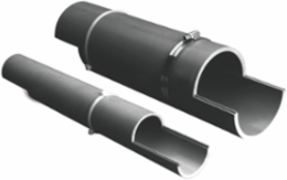 2 Inch Schedule 40 Rigid Nonmetallic Split Duct, 10 Foot Length