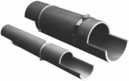 4 Inch Schedule 40 Split Duct, Outside Diameter 4.50 Inch, 10 Foot Length