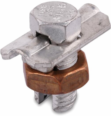 Plated Split-Bolt Connector, Copper Alloy, 4 Sole-12 Sole Range
