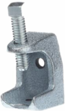 Malleable Iron Beam Clamp 1-1/4 Inch Length, 1 Inch Width, 15/16 Inch Jaw Opening