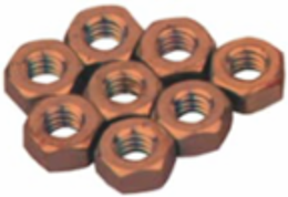 Bronze Hex Nut 1/2 Inch, Silicon Bronze Construction