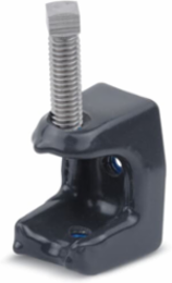 BEAM CLAMP, JAW OPENING 1IN GRAY